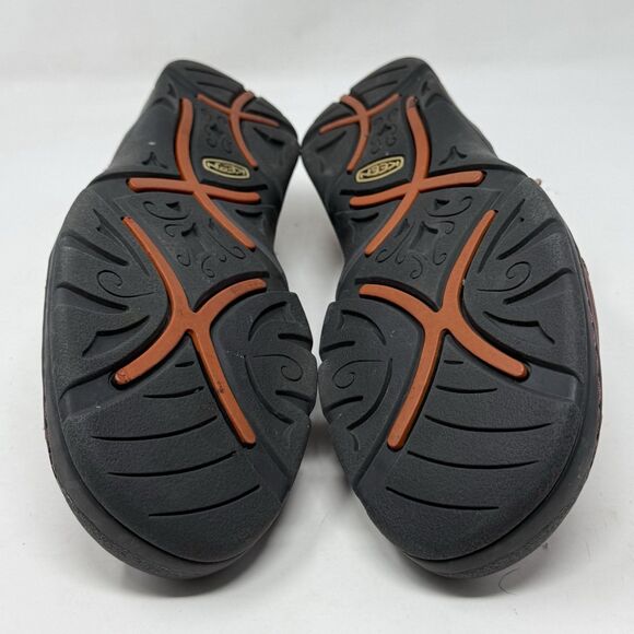 Keen Paradise Mary Jane Shoes Womens 11 Burgundy Leather Casual Comfort Office - Picture 13 of 16